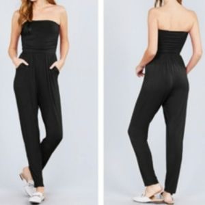 Heart & Hips Strapless Jumpsuit